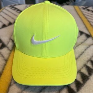 neon nike golf hat